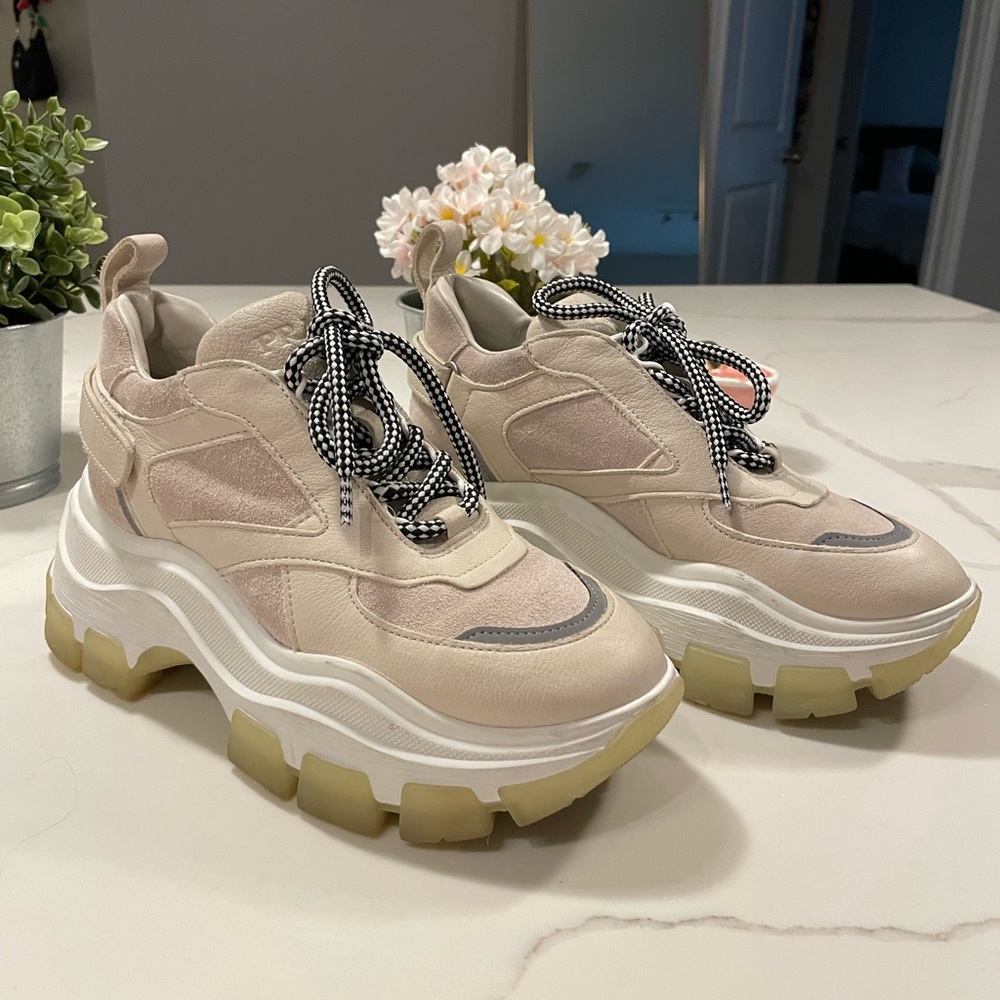 Authentic PRADA Block chunky sneakers worn once!